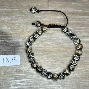 Armbandje tijgeroog kralen 16,5cm